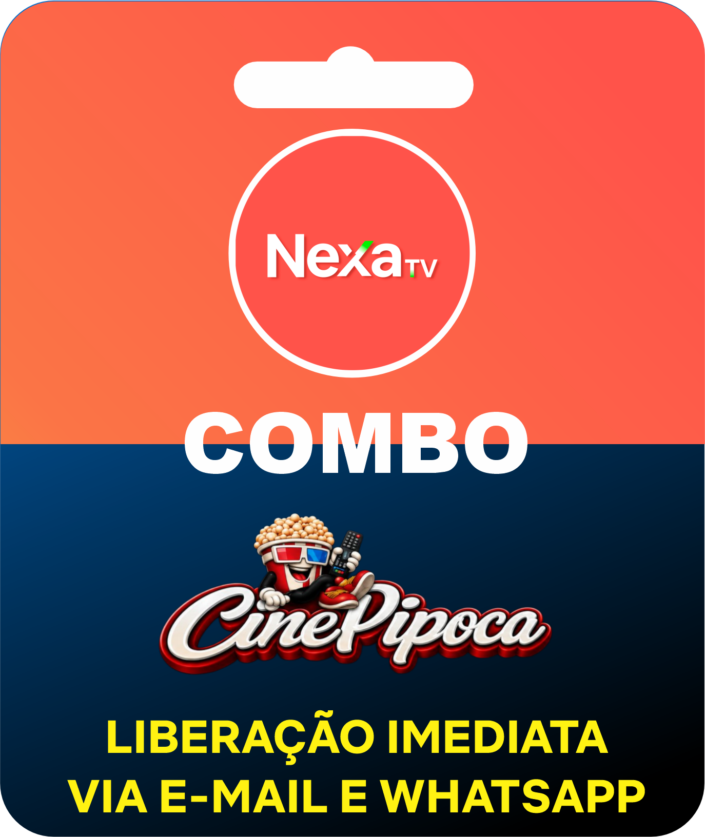 NEXA TV + CINE PIPOCA (30 DIAS)
